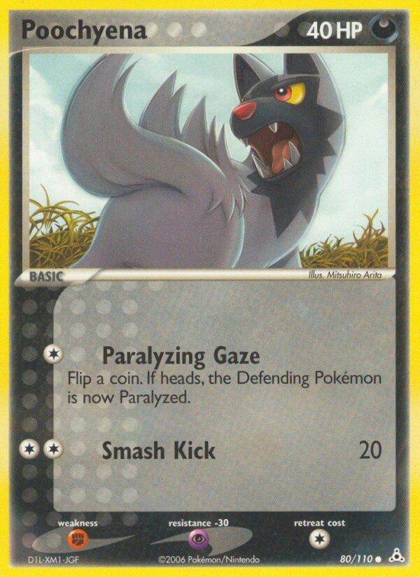 Poochyena 80/110 Reverse Common - MissingNo.