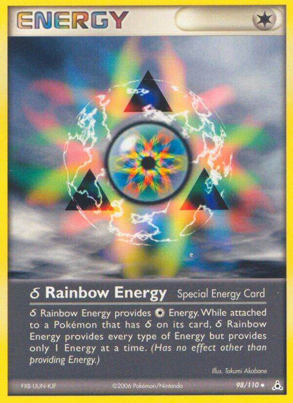 ? Rainbow Energy 98/110 Reverse Uncommon - MissingNo.