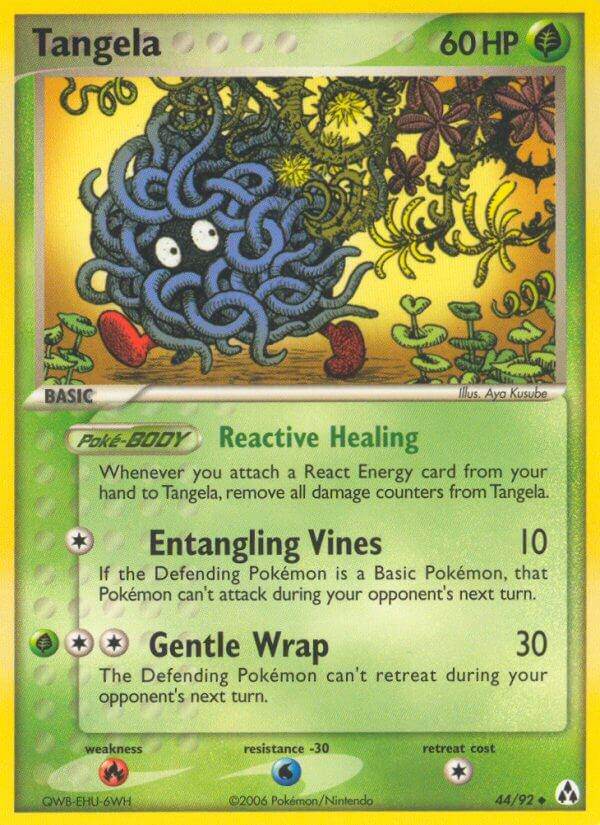 Tangela 44/92 Reverse Uncommon - MissingNo.