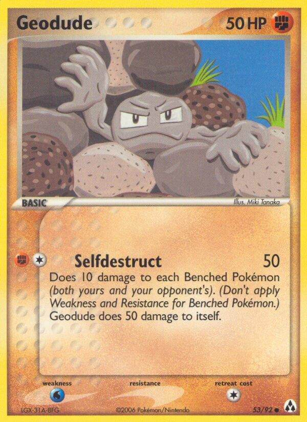 Geodude 53/92 Reverse Common - MissingNo.