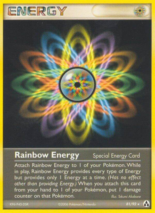 Rainbow Energy 81/92 Non-Holo Rare - MissingNo.