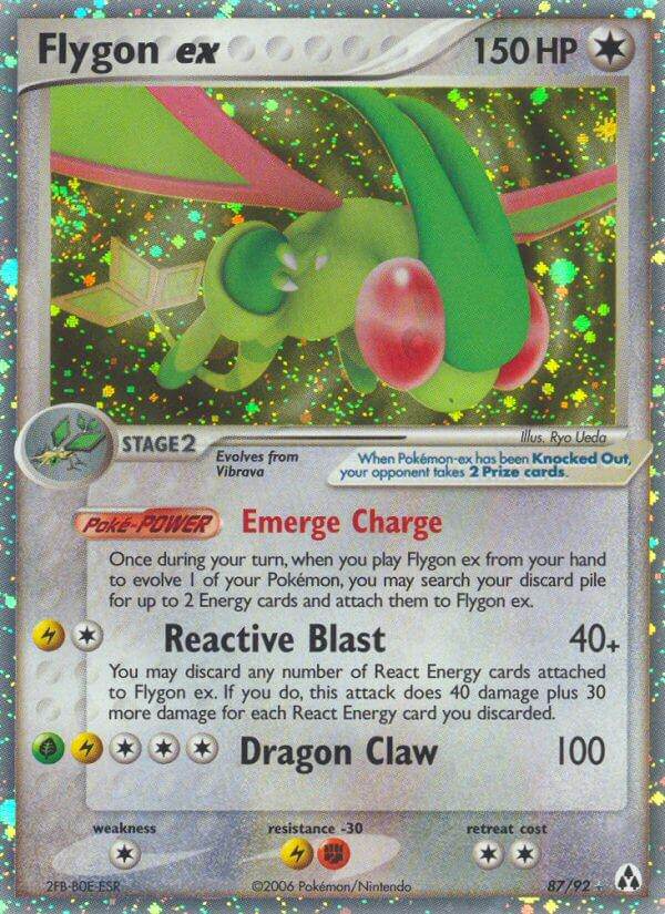 Flygon ex 87/92 Holo Rare ex - MissingNo.