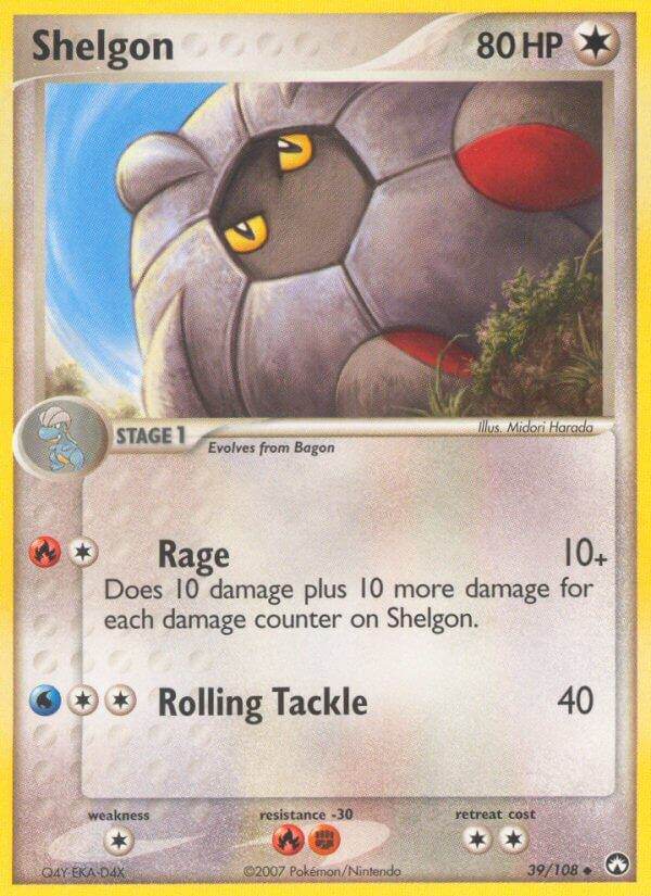 Shelgon 39/108 Reverse Uncommon - MissingNo.