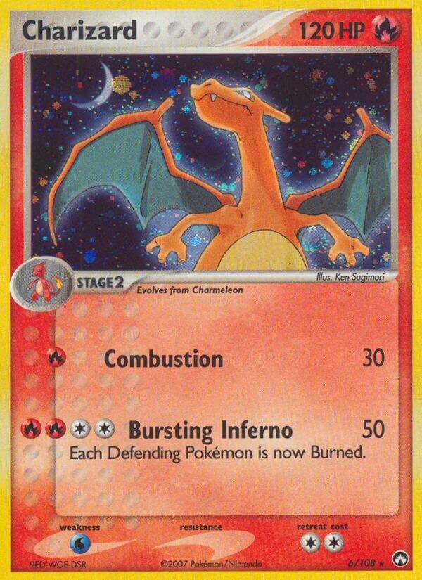 Charizard 6/108 Reverse Rare - MissingNo.