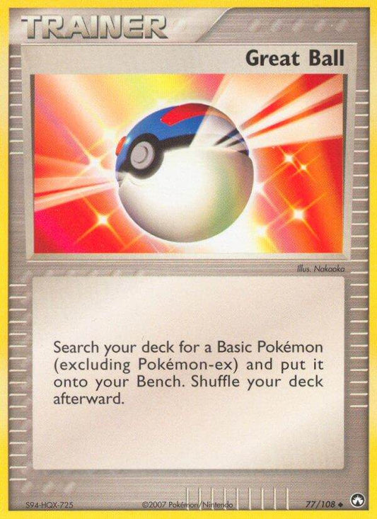 Great Ball 77/108 Reverse Uncommon - MissingNo.