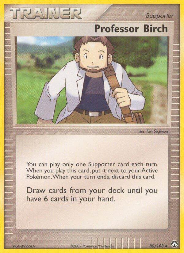 Professor Birch 80/108 Reverse Uncommon - MissingNo.