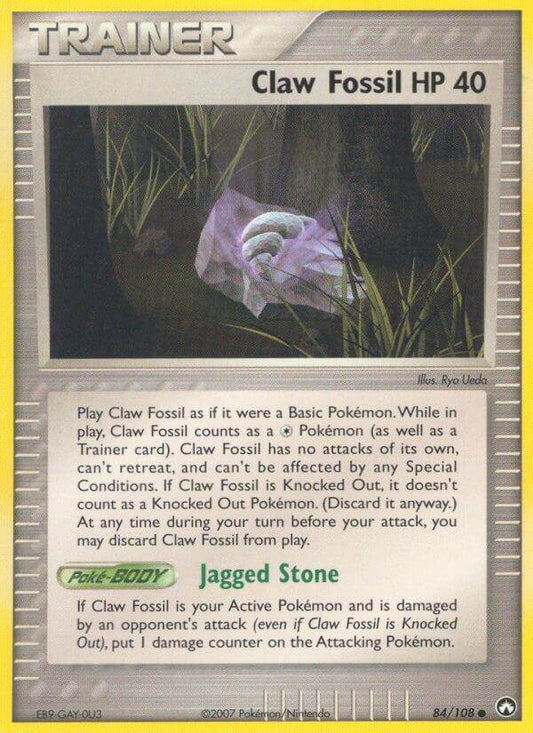 Claw Fossil 84/108 Common - MissingNo.