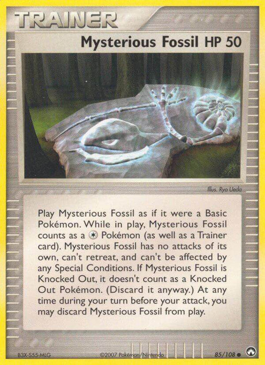 Mysterious Fossil 85/108 Reverse Common - MissingNo.