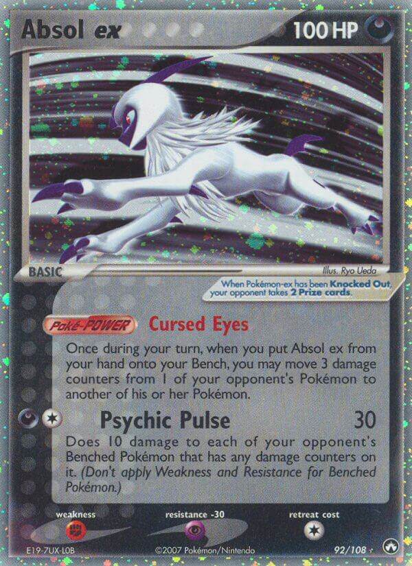 Absol ex 92/108 Holo Rare ex - MissingNo.