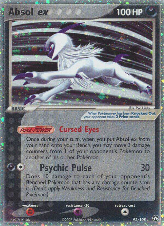 Absol ex 92/108 Holo Rare ex - MissingNo.