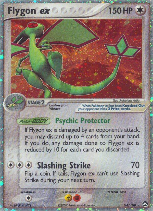 Flygon ex 94/108 Holo Rare ex - MissingNo.