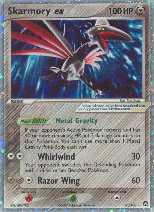Skarmory ex 98/108 Holo Rare ex - MissingNo.