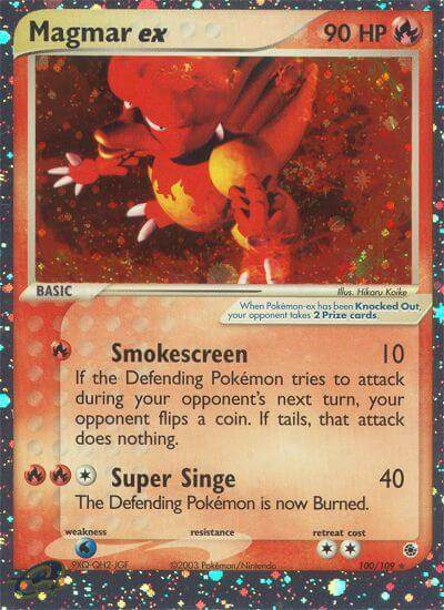 Magmar ex 100/109 Holo Rare ex - MissingNo.