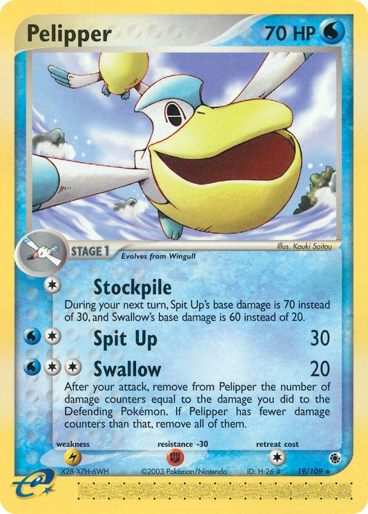 Pelipper 19/109 Non-Holo Rare - MissingNo.
