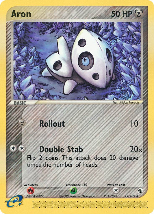 Aron 25/109 Reverse Uncommon - MissingNo.