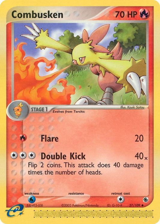 Combusken 27/109 Reverse Uncommon - MissingNo.