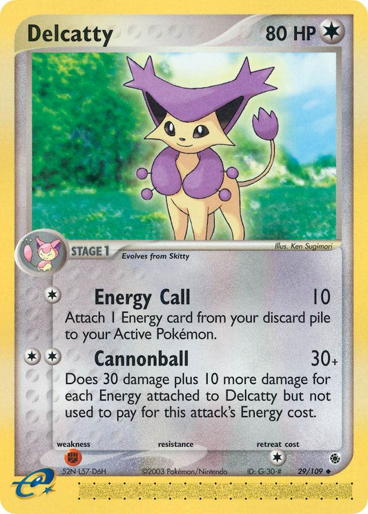 Delcatty 29/109 Reverse Uncommon - MissingNo.