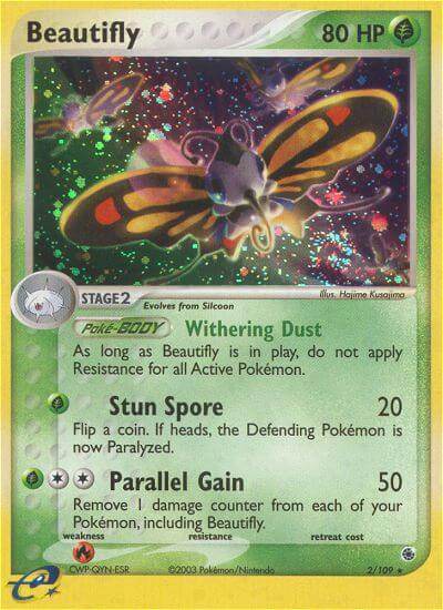 Beautifly 2/109 Reverse Rare - MissingNo.