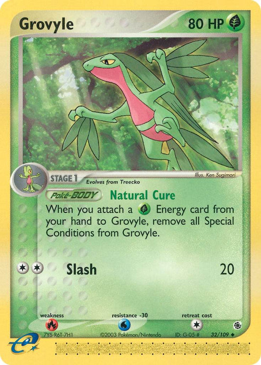 Grovyle 32/109 Uncommon - MissingNo.
