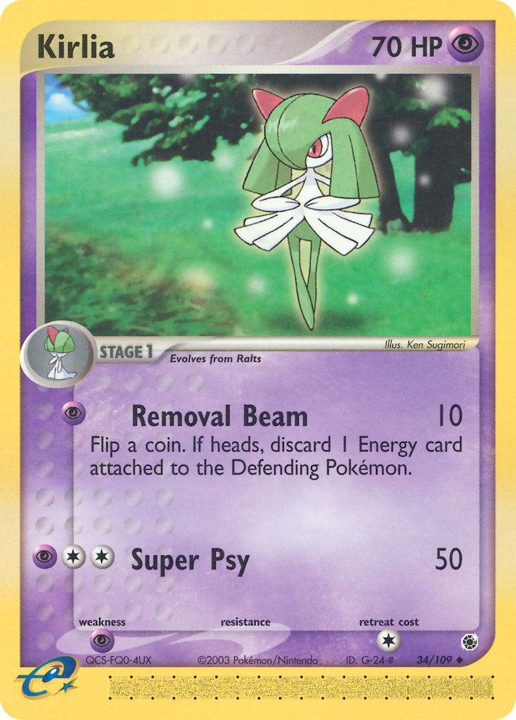 Kirlia 34/109 Uncommon - MissingNo.