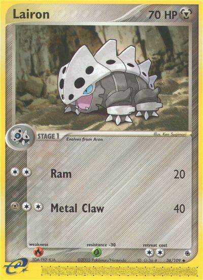 Lairon 36/109 Uncommon - MissingNo.