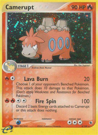 Camerupt 4/109 Holo Rare - MissingNo.