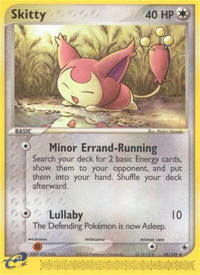 Skitty 44/109 Reverse Uncommon - MissingNo.