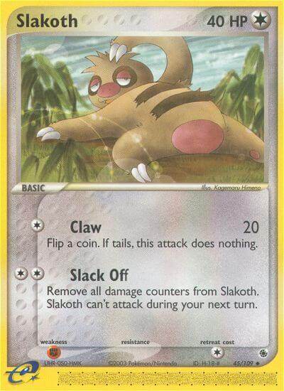 Slakoth 45/109 Reverse Uncommon - MissingNo.