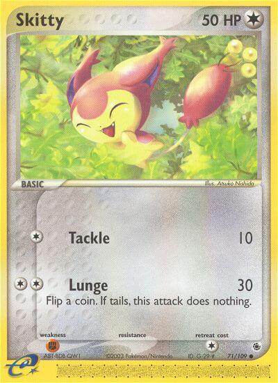 Skitty 71/109 Reverse Common - MissingNo.