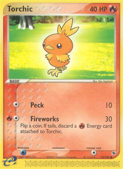 Torchic 73/109 Reverse Common - MissingNo.