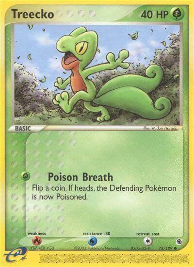 Treecko 75/109 Reverse Common - MissingNo.