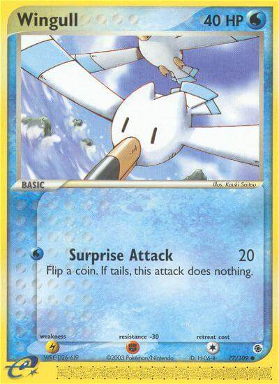 Wingull 77/109 Reverse Common - MissingNo.