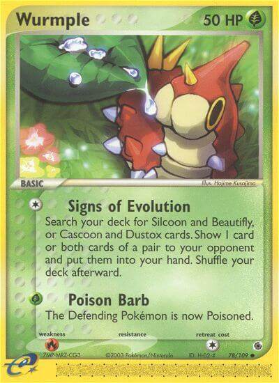 Wurmple 78/109 Reverse Common - MissingNo.