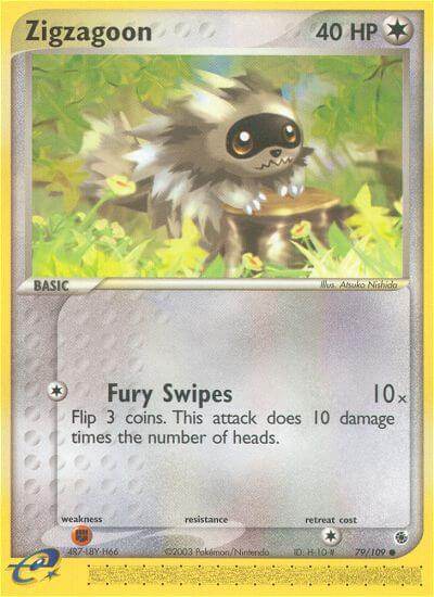 Zigzagoon 79/109 Reverse Common - MissingNo.