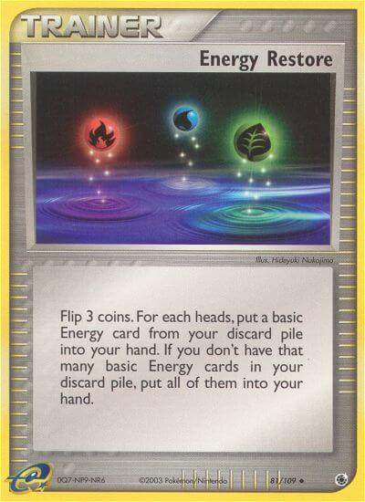 Energy Restore 81/109 Reverse Uncommon - MissingNo.