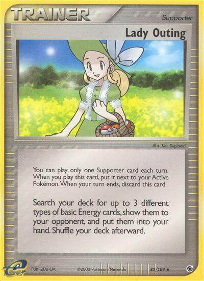 Lady Outing 83/109 Reverse Uncommon - MissingNo.