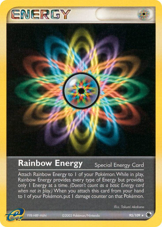 Rainbow Energy 95/109 Reverse Rare - MissingNo.