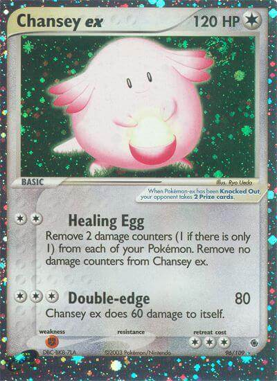 Chansey ex 96/109 Holo Rare ex - MissingNo.