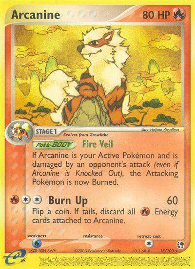 Arcanine 15/100 Non-Holo Rare - MissingNo.