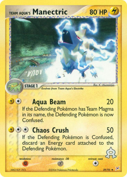 Team Aqua's Manectric 29/95 Uncommon - MissingNo.