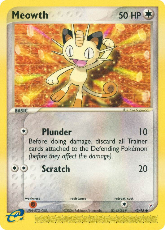 Meowth 42/95 Reverse Common - MissingNo.