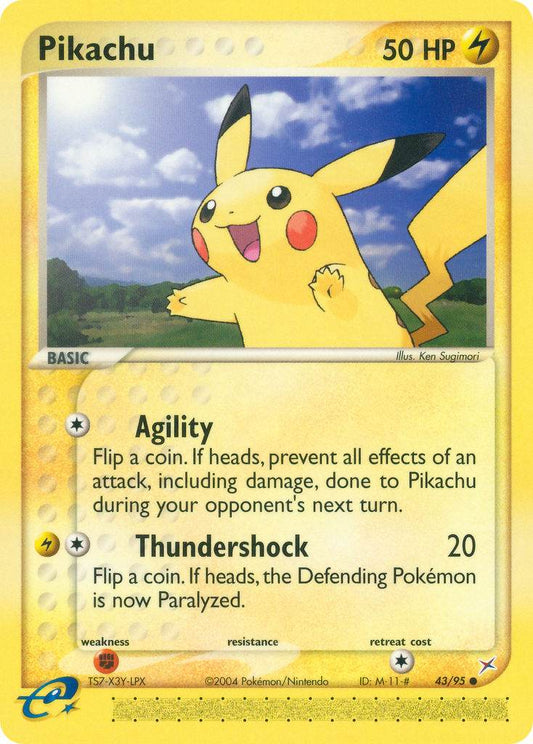 Pikachu 43/95 Reverse Common - MissingNo.