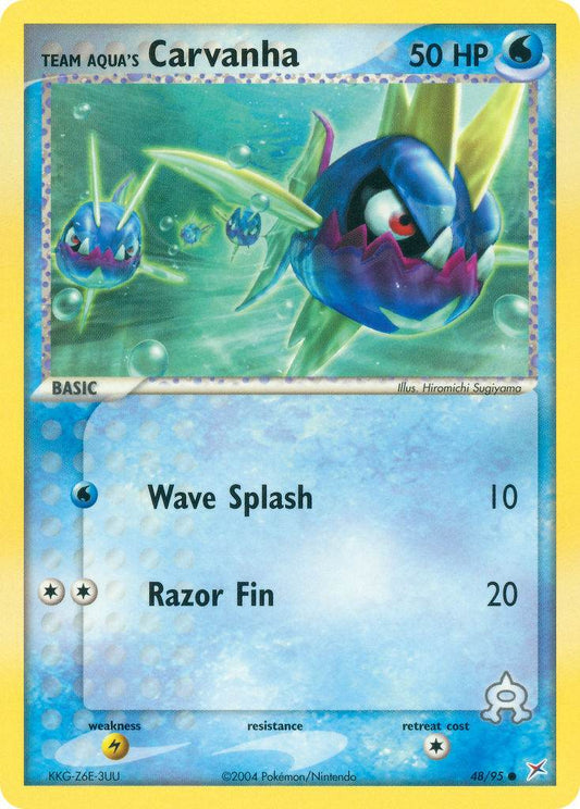 Team Aqua's Carvanha 48/95 Reverse Common - MissingNo.