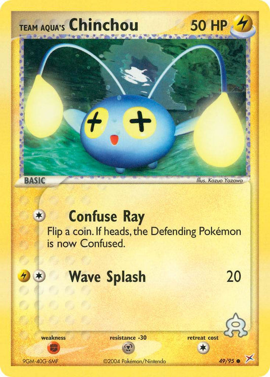 Team Aqua's Chinchou 49/95 Common - MissingNo.
