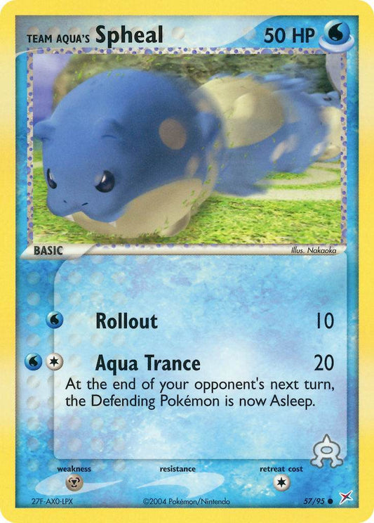 Team Aqua's Spheal 57/95 Reverse Common - MissingNo.