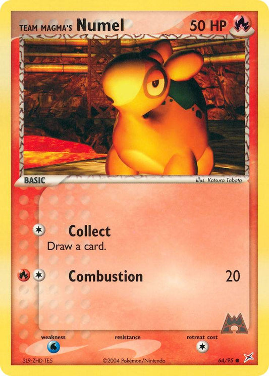 Team Magma's Numel 64/95 Reverse Common - MissingNo.