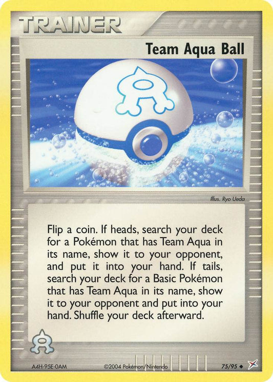 Team Aqua Ball 75/95 Reverse Uncommon - MissingNo.