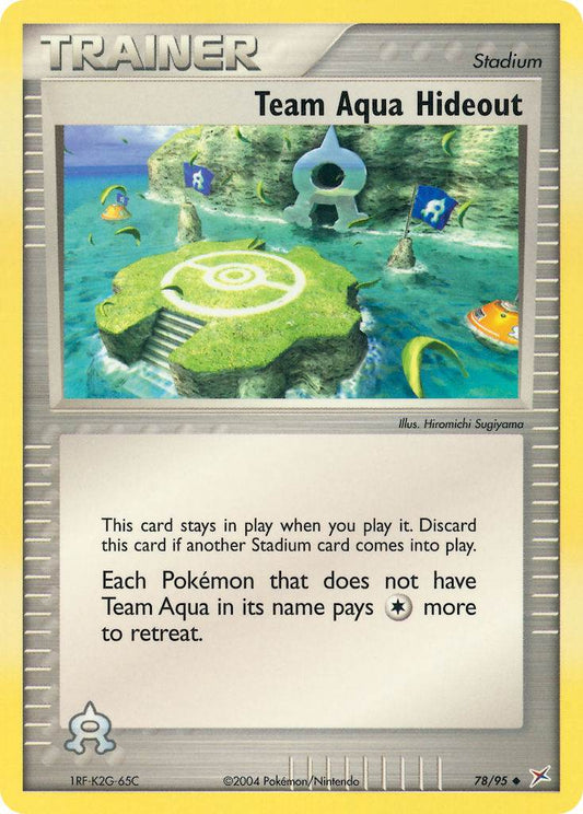 Team Aqua Hideout 78/95 Reverse Uncommon - MissingNo.