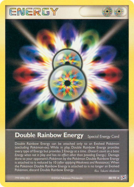 Double Rainbow Energy 88/95 Reverse Rare - MissingNo.