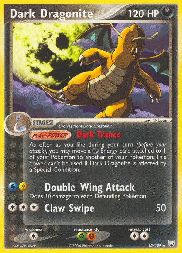 Dark Dragonite 15/109 Non-Holo Rare - MissingNo.